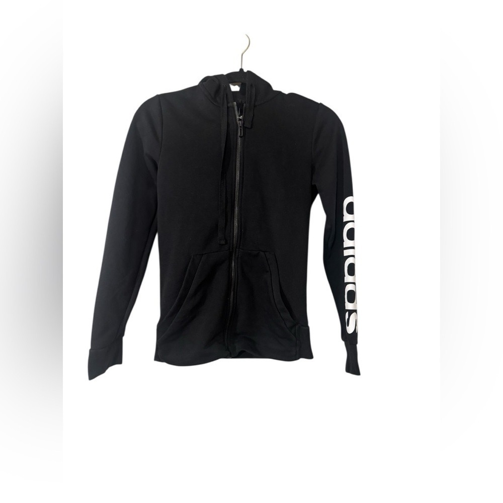 Adidas Black Garment with White Logo